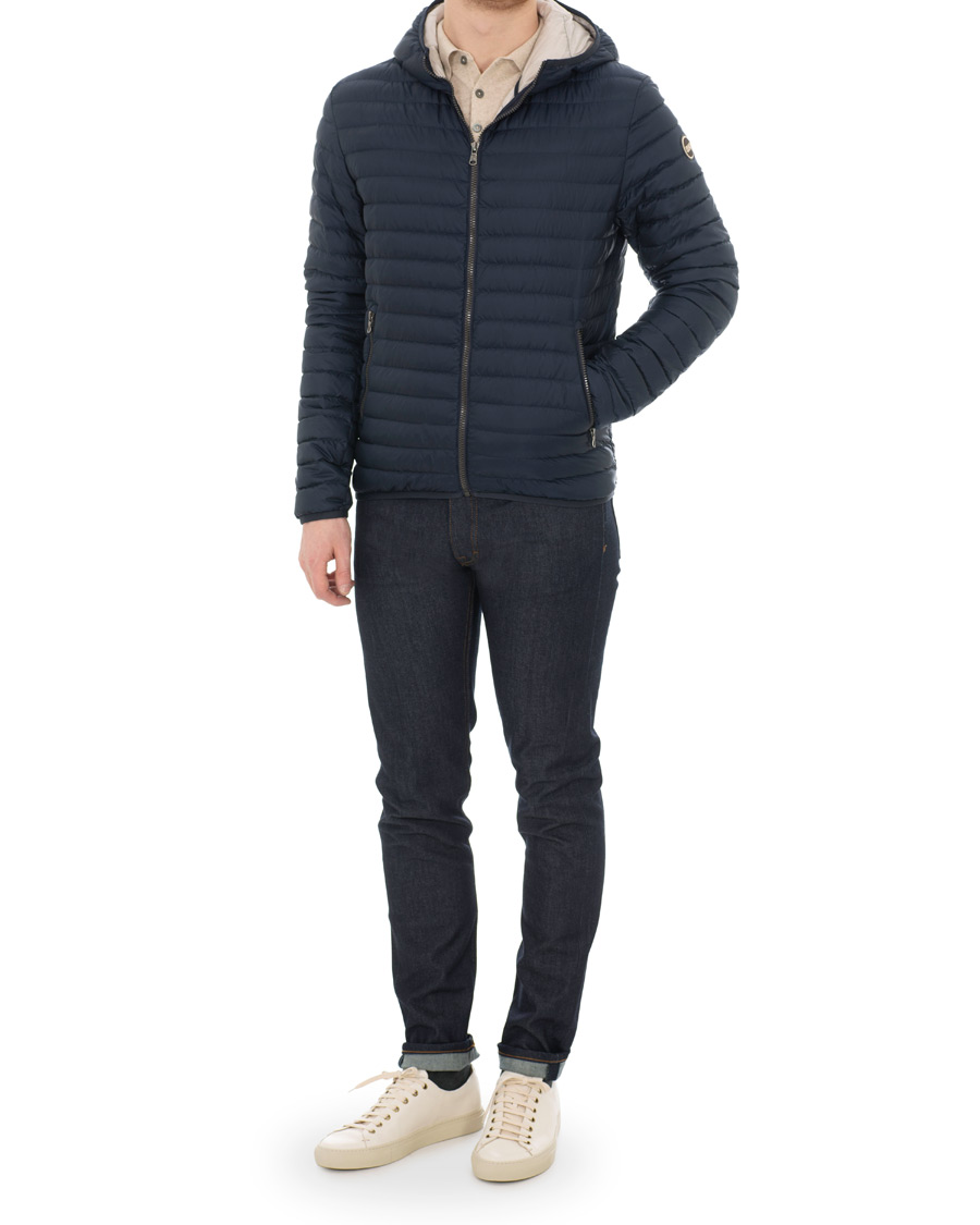 Herre | Jakker | Colmar | Lightweight Down Hooded Jacket Navy