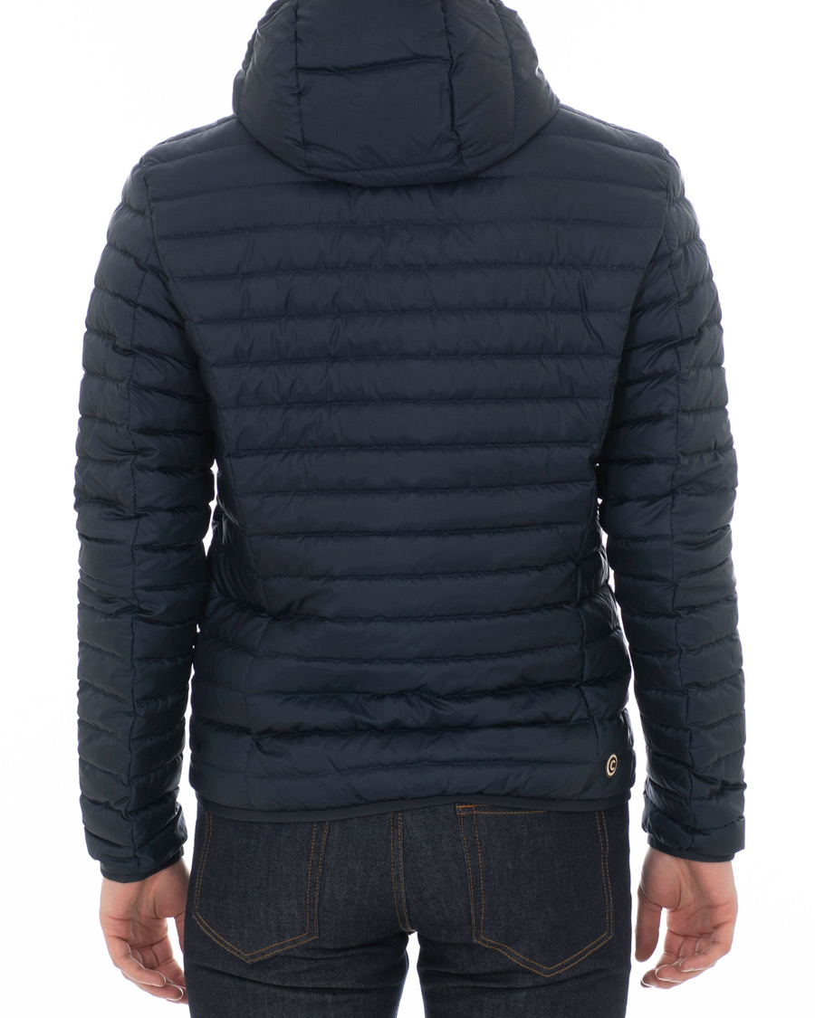 Herre | Jakker | Colmar | Lightweight Down Hooded Jacket Navy