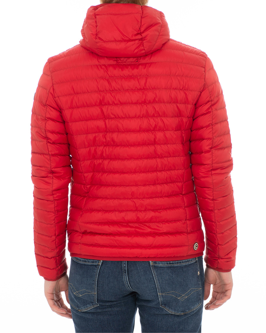 Herre | Jakker | Colmar | Lightweight Down Hooded Jacket Hermes Red