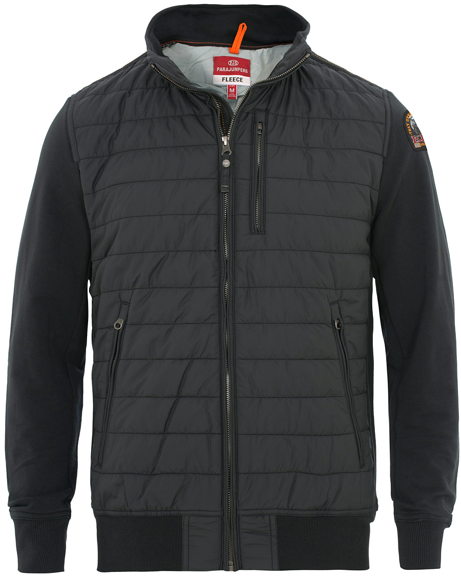 Herre | Jakker | Parajumpers | Elliot Fleece & Nylon Jacket Black