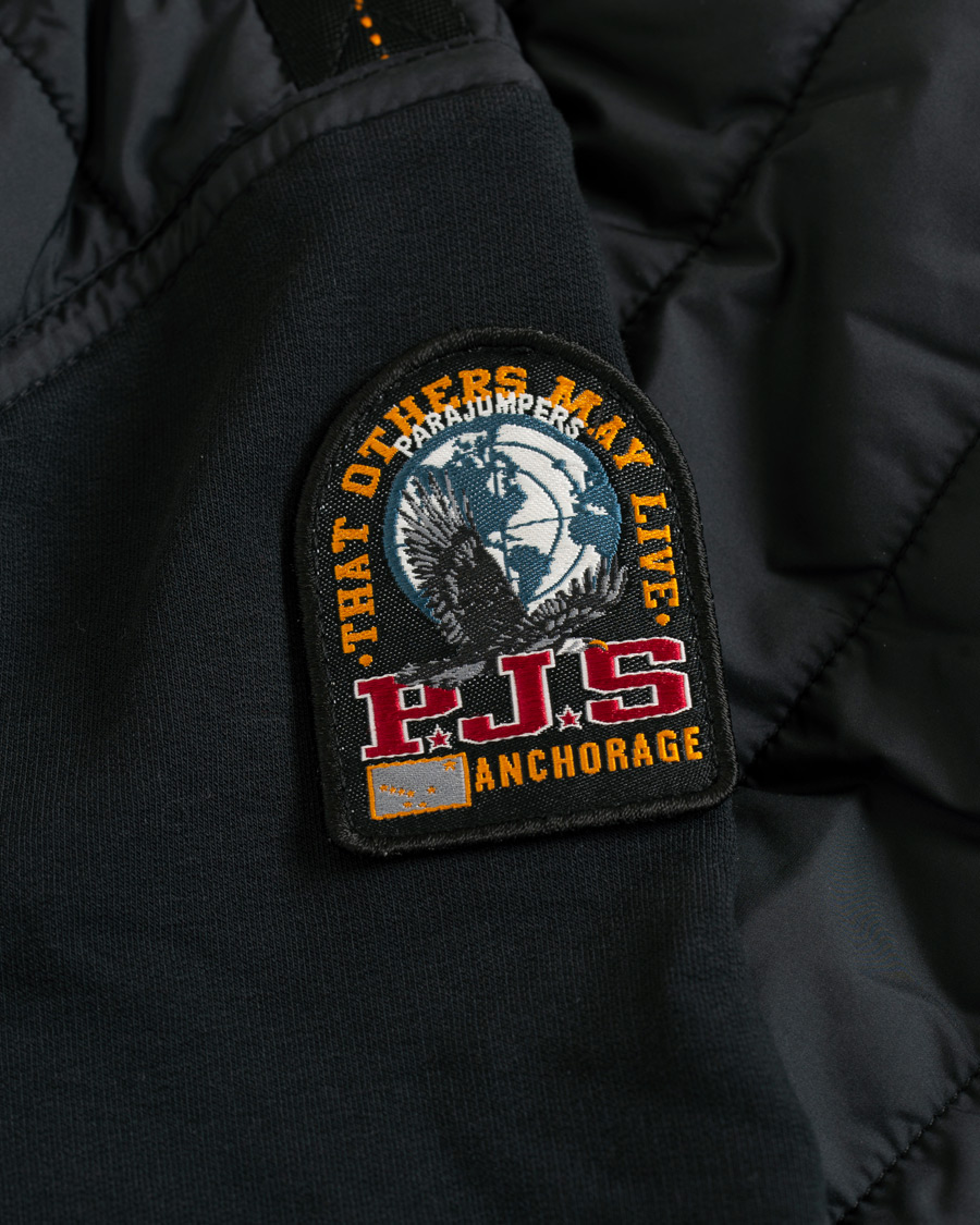 Herre | Jakker | Parajumpers | Elliot Fleece & Nylon Jacket Black