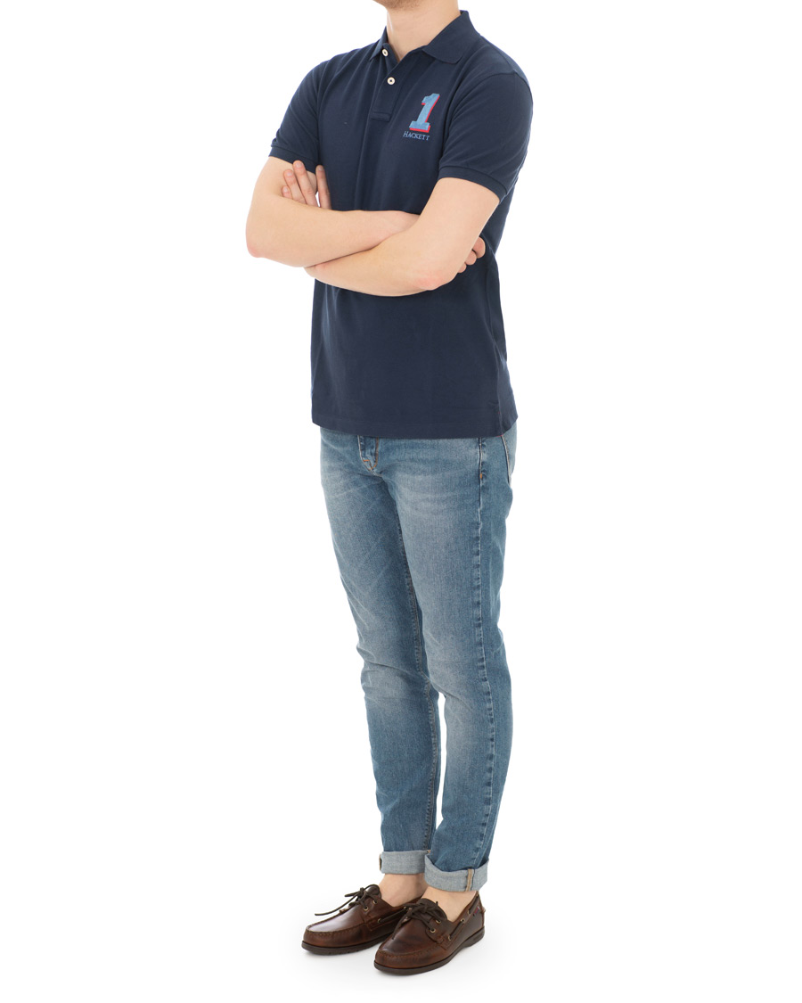 Herre | Polotrøjer | Hackett | Number Polo Navy