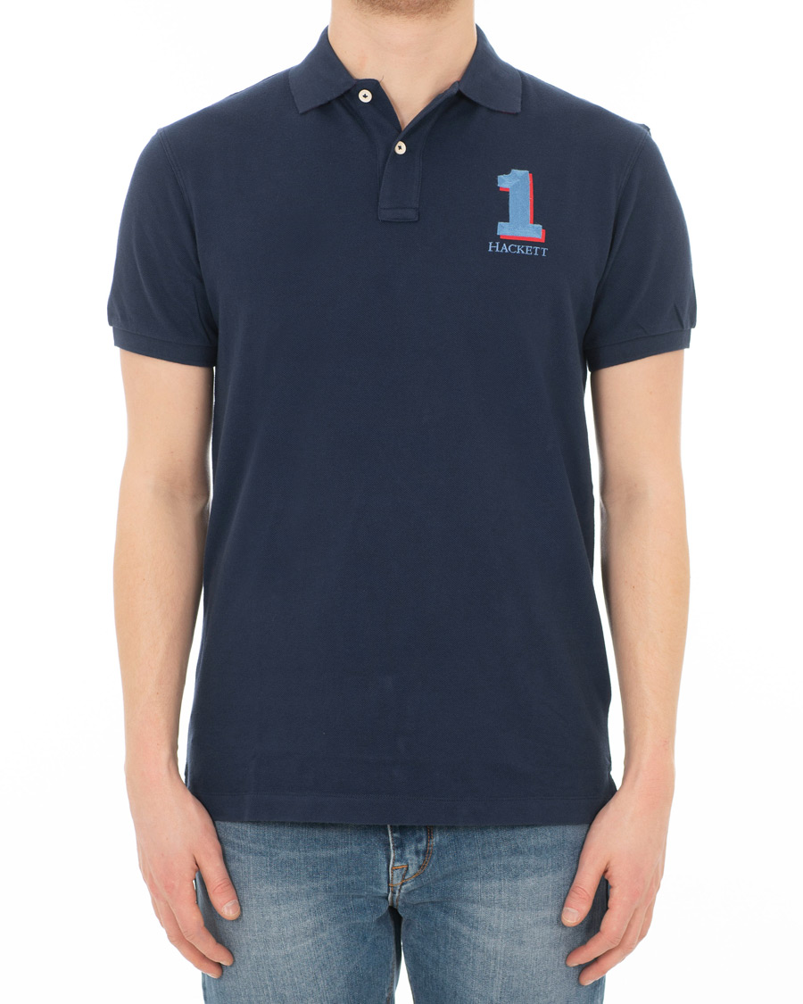 Herre | Polotrøjer | Hackett | Number Polo Navy