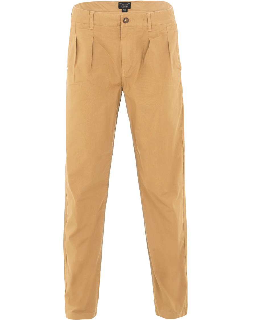 Herre | Bukser | J.Crew | Double Pleated Garment Dyed Canvas Chinos Melted Caramel