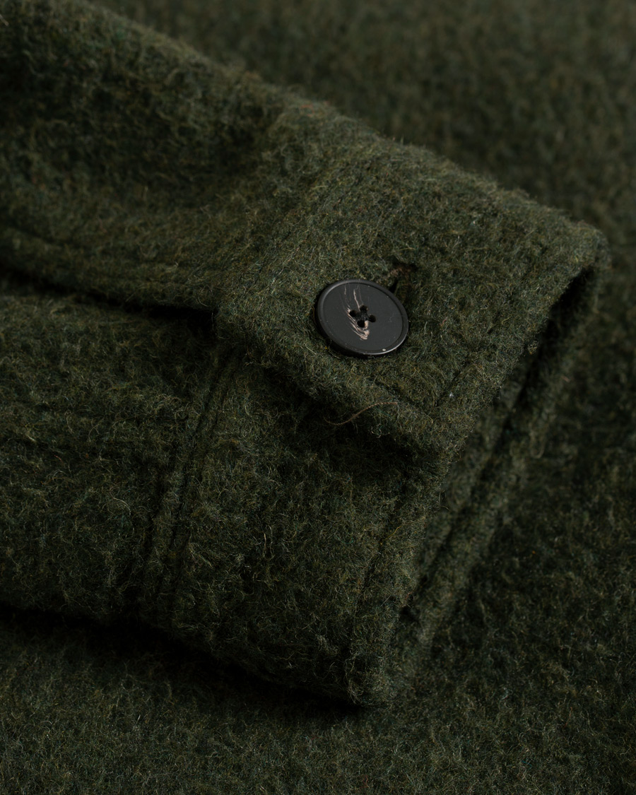 Herre | Jakker | A Day's March | Zip Up Teddy Olive