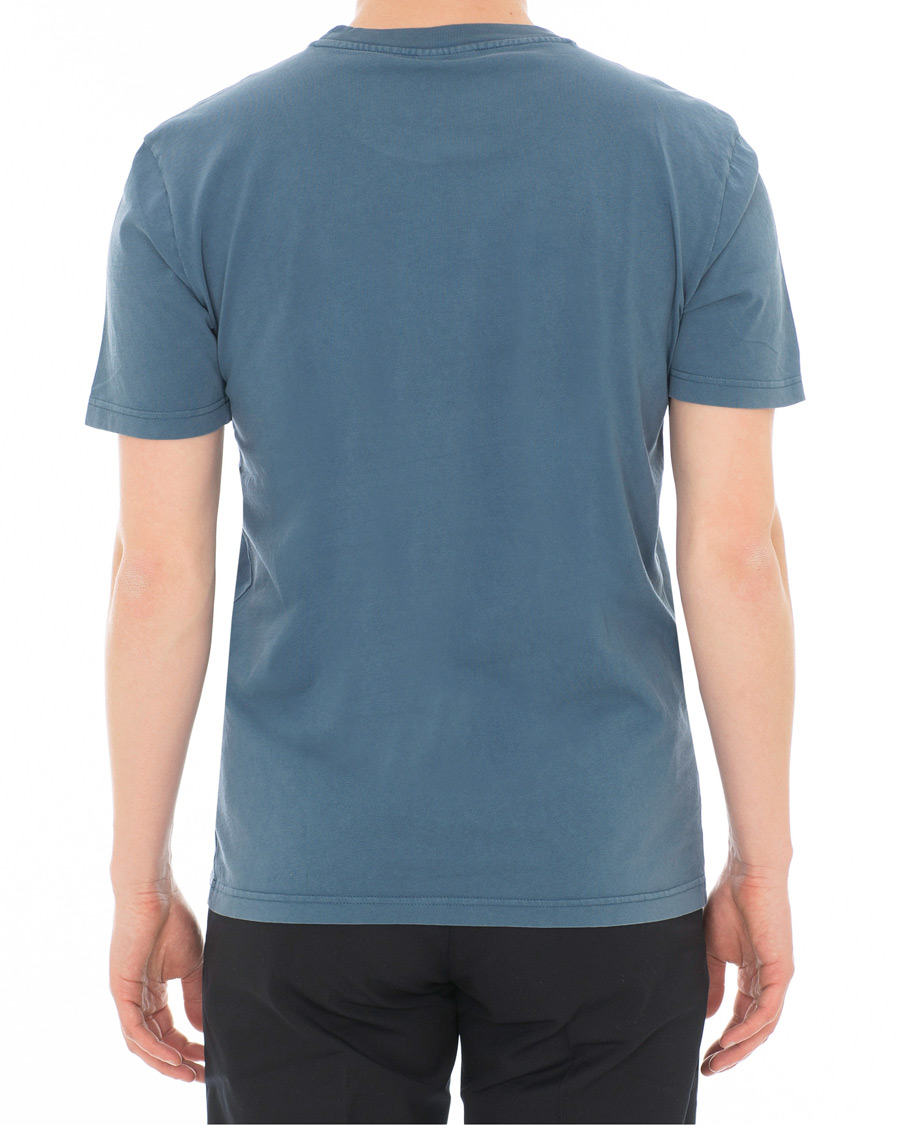 Herre | T-Shirts | Calvin Klein | Garment Dyed Tee Denim Blue