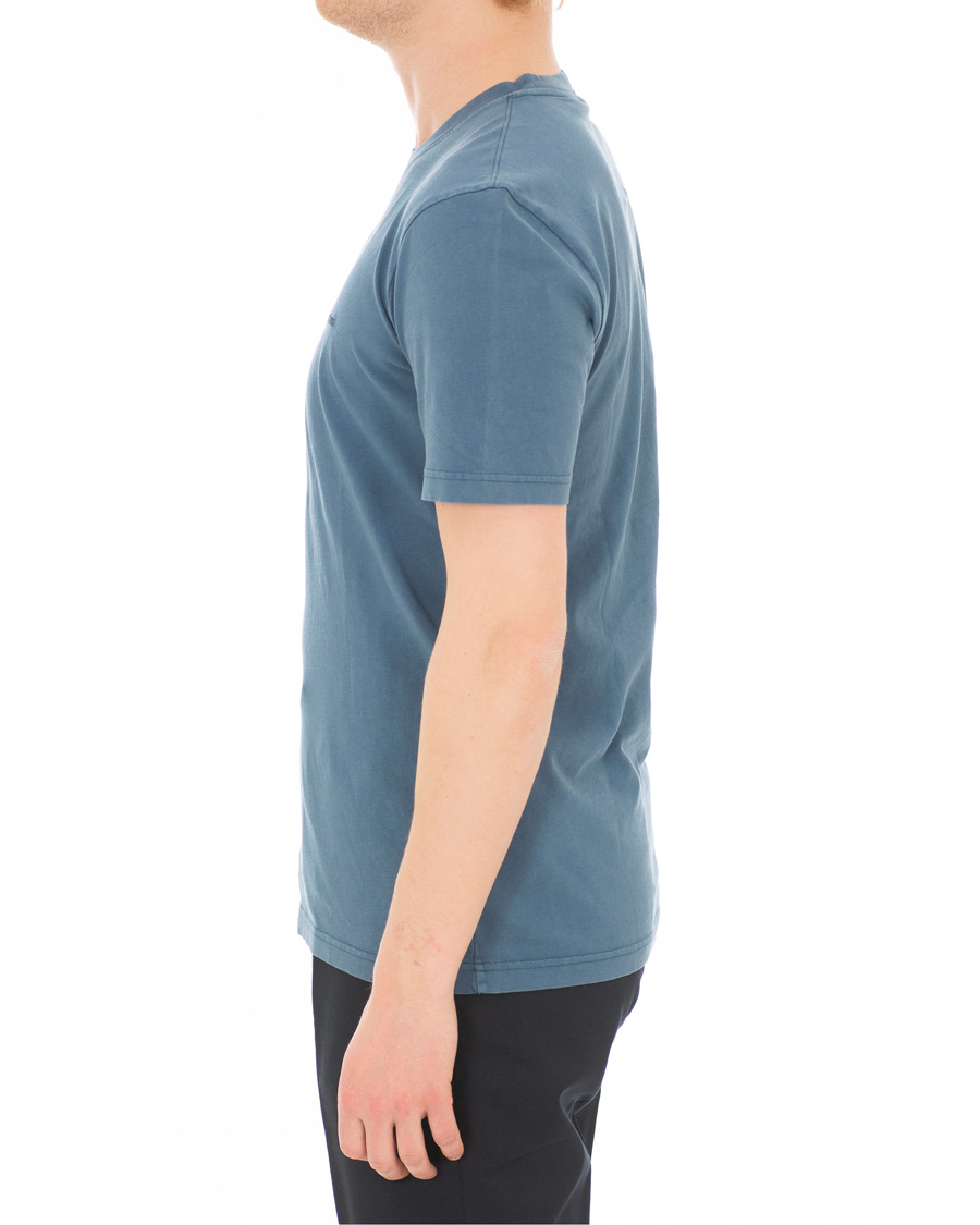 Herre | T-Shirts | Calvin Klein | Garment Dyed Tee Denim Blue