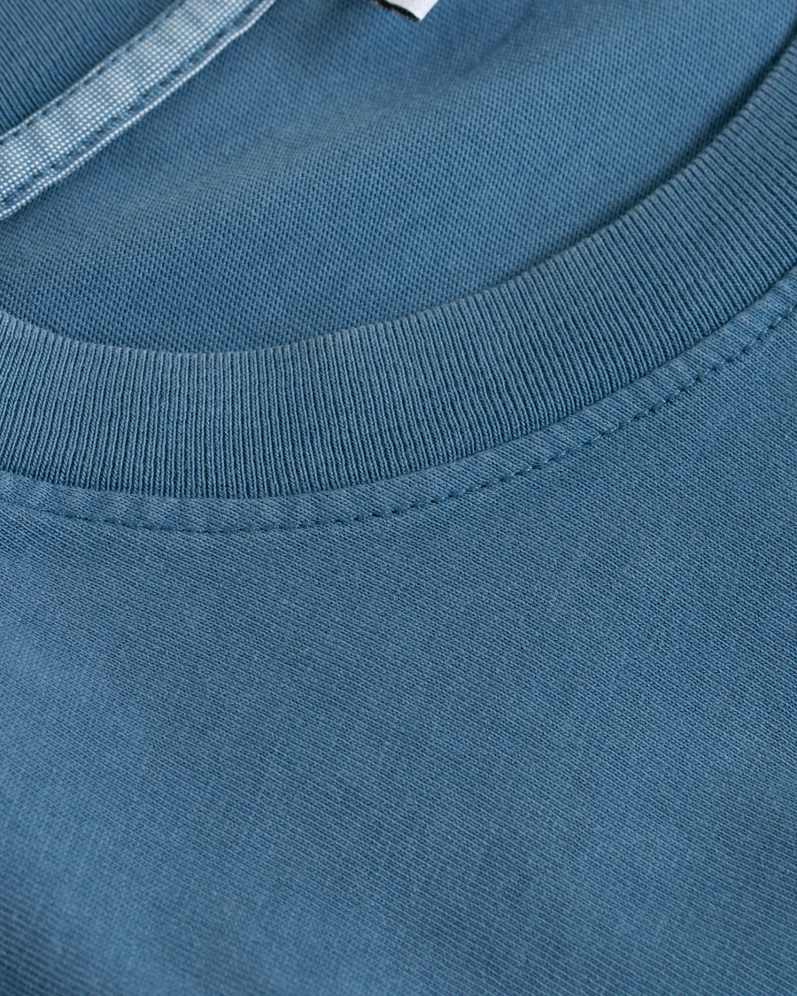Herre | T-Shirts | Calvin Klein | Garment Dyed Tee Denim Blue