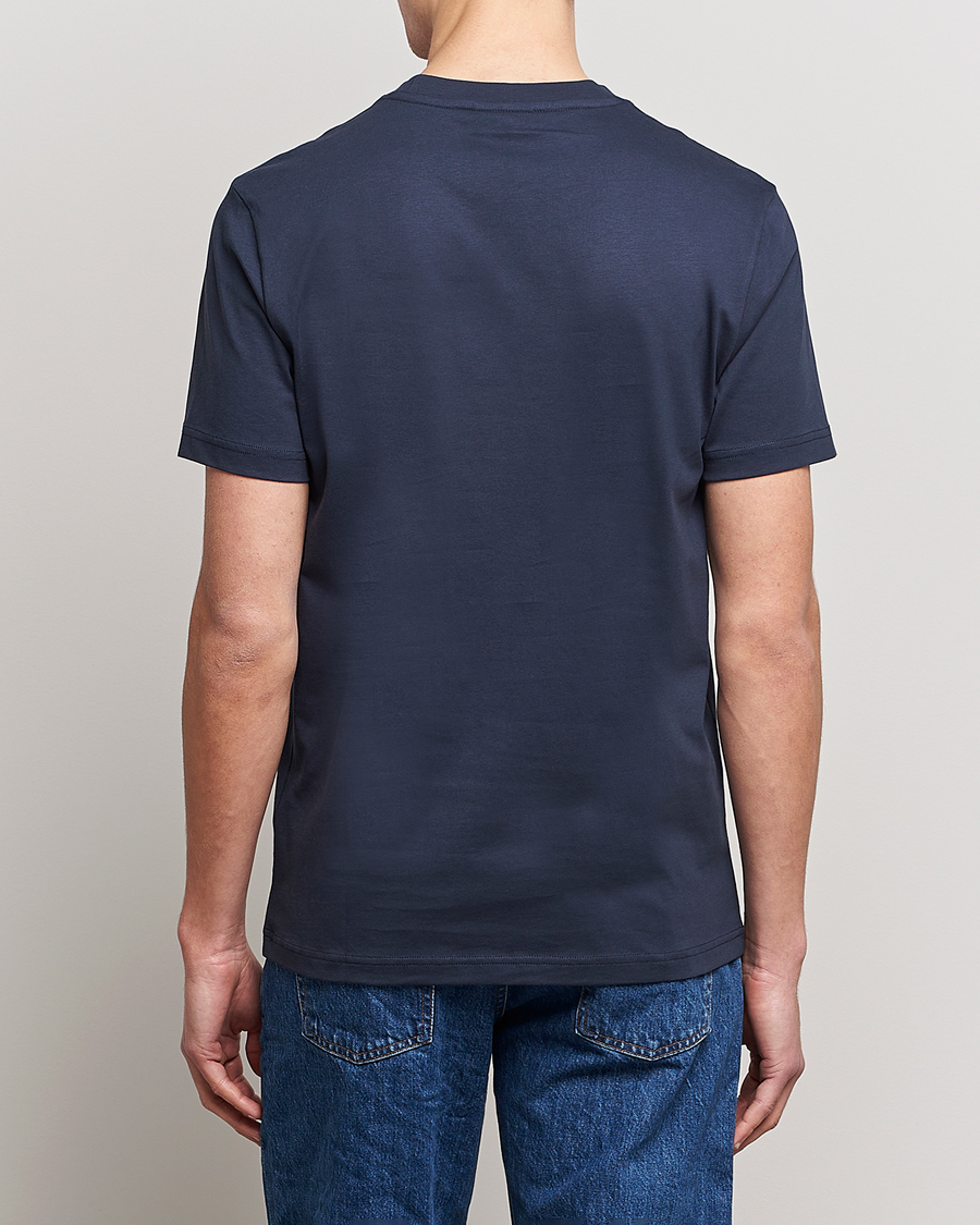 Herre | T-Shirts | Calvin Klein | Front Logo Tee Navy