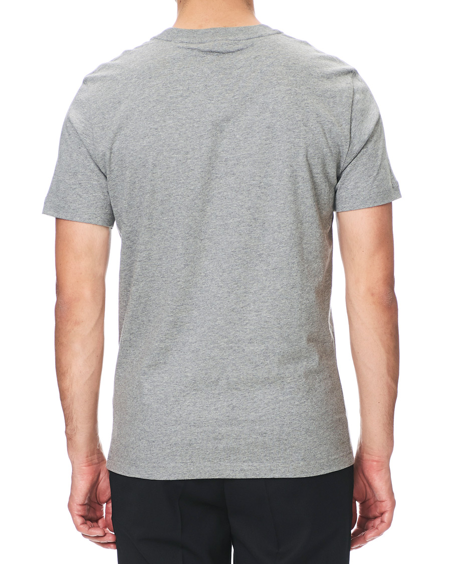 Herre | T-Shirts | Calvin Klein | Front Logo Tee Mid Grey Heather