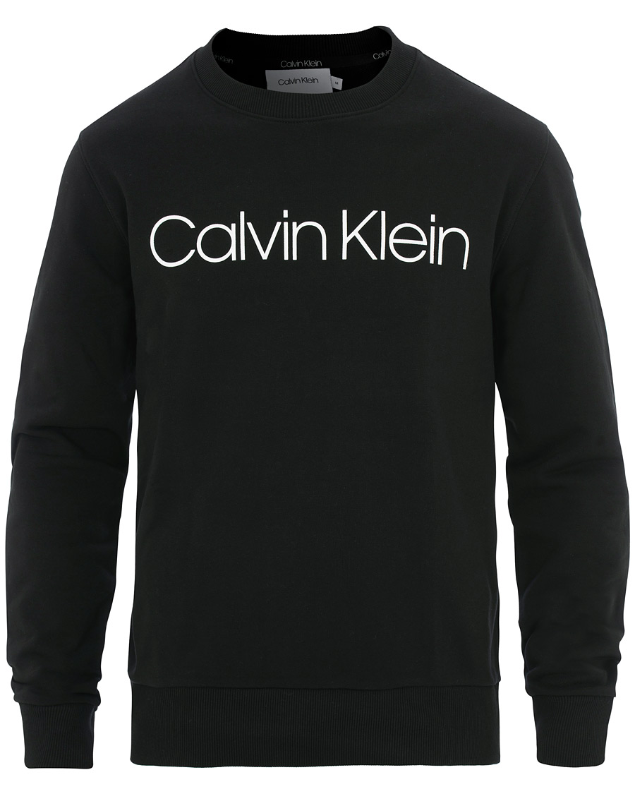 Herre | Trøjer | Calvin Klein | Front Logo Sweatshirt Black