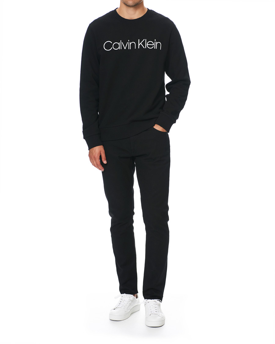 Herre | Trøjer | Calvin Klein | Front Logo Sweatshirt Black