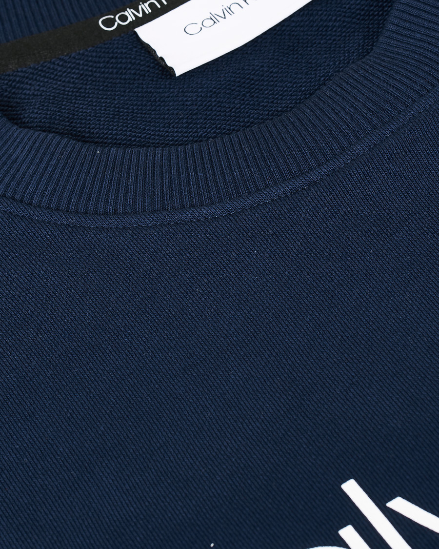 Herre | Trøjer | Calvin Klein | Front Logo Sweatshirt Navy