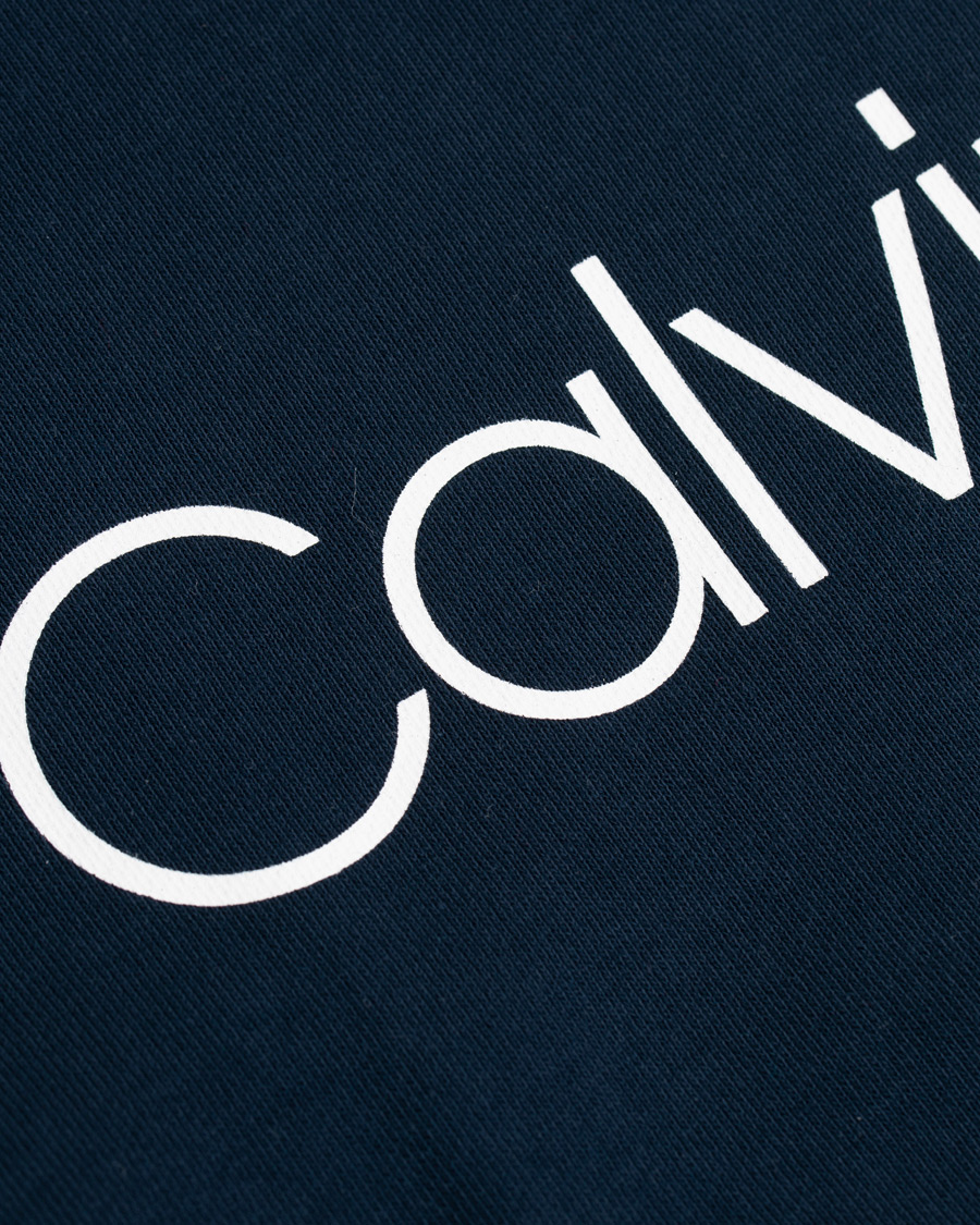 Herre | Trøjer | Calvin Klein | Front Logo Sweatshirt Navy