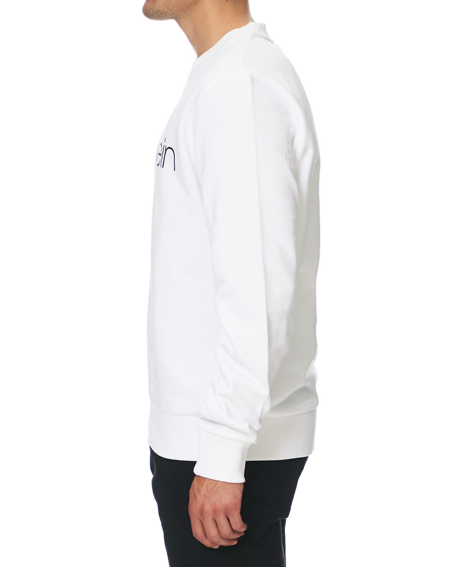 Herre | Trøjer | Calvin Klein | Front Logo Sweatshirt White
