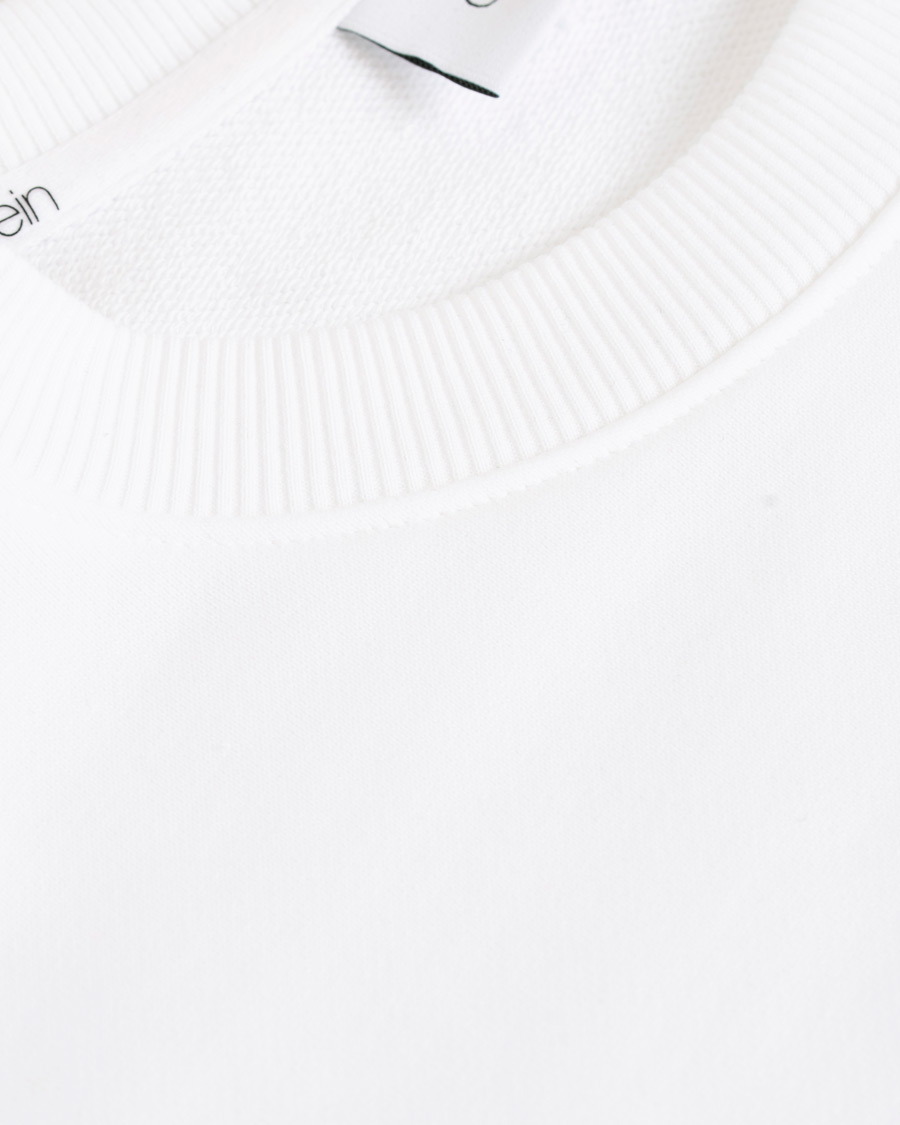 Herre | Trøjer | Calvin Klein | Front Logo Sweatshirt White