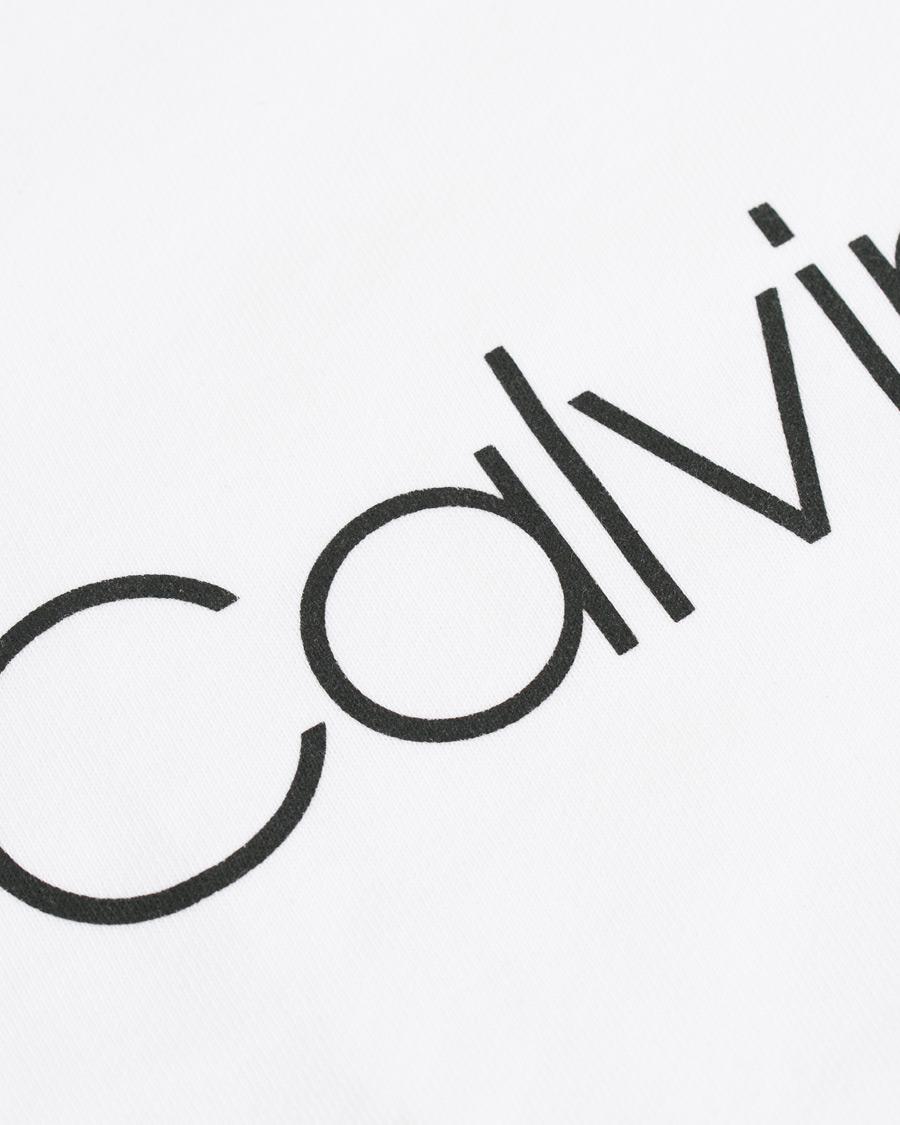 Herre | Trøjer | Calvin Klein | Front Logo Sweatshirt White
