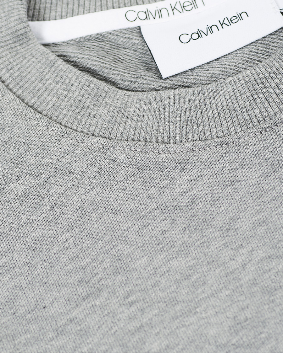 Herre | Trøjer | Calvin Klein | Front Logo Sweatshirt Mid Grey Heather