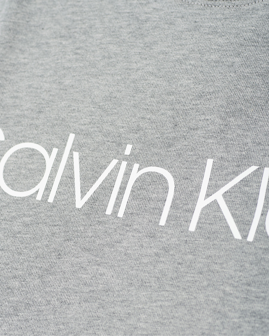 Herre | Trøjer | Calvin Klein | Front Logo Sweatshirt Mid Grey Heather