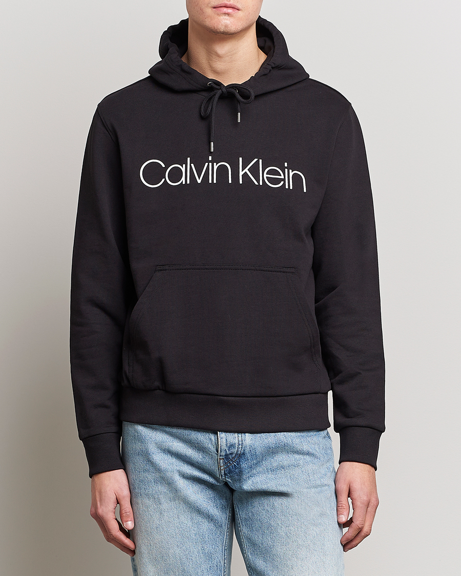 Herre | Udsalg | Calvin Klein | Front Logo Hoodie Black