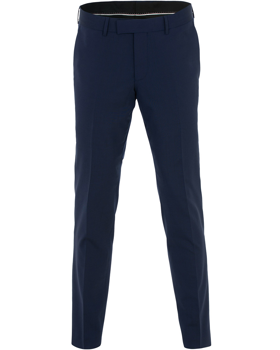Herre | Bukser | Tiger of Sweden | Gordon Wool Stretch Trousers Blue