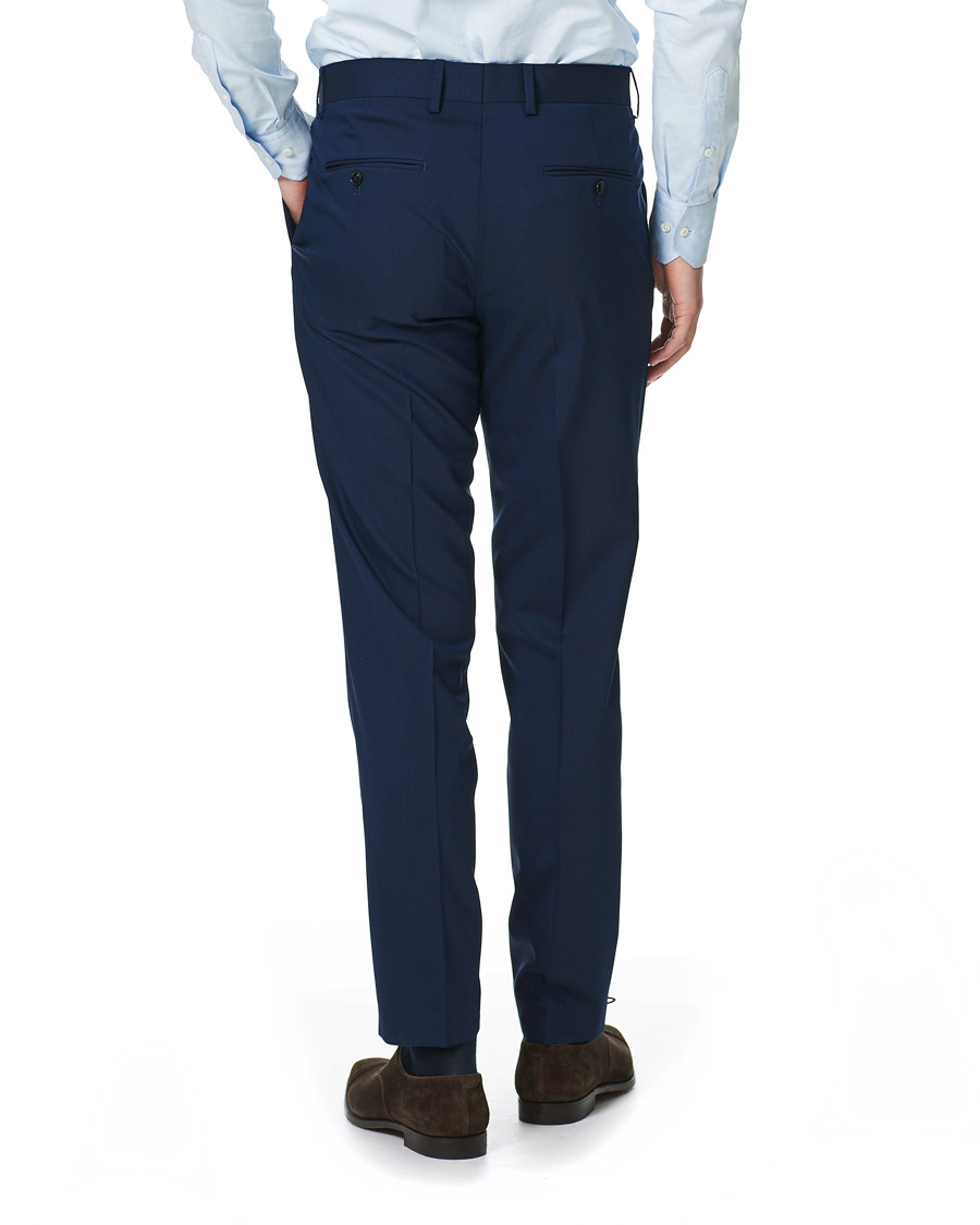 Herre | Bukser | Tiger of Sweden | Gordon Wool Stretch Trousers Blue