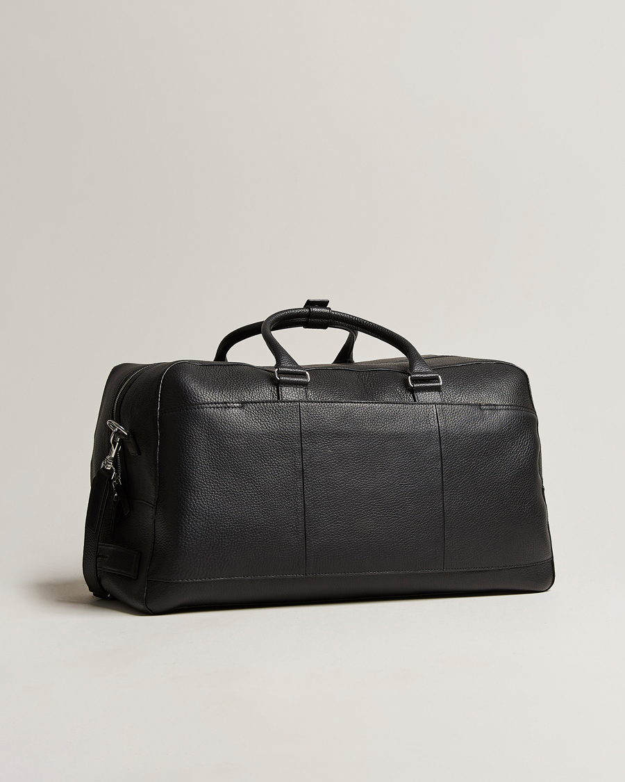 Herre | Tasker | Tiger of Sweden | Brome Grained Leather Weekendbag Black