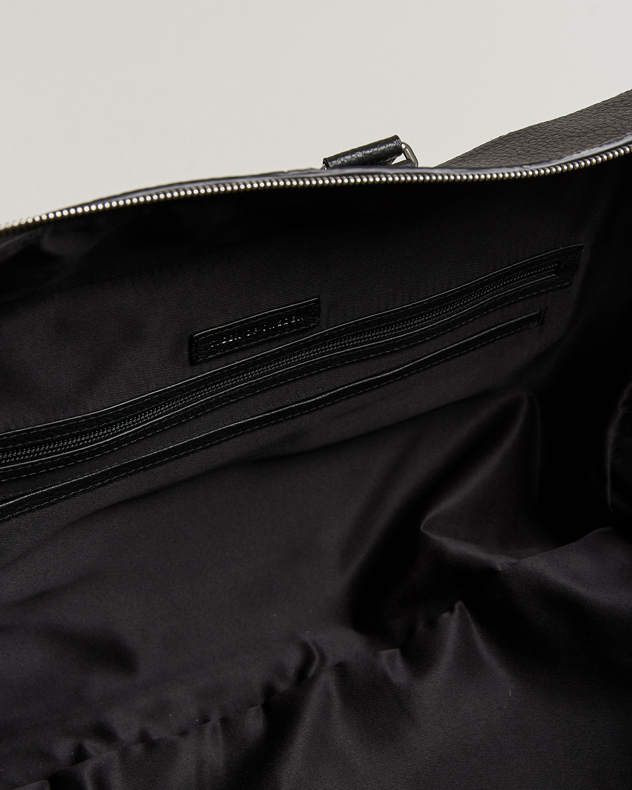 Herre | Tasker | Tiger of Sweden | Brome Grained Leather Weekendbag Black
