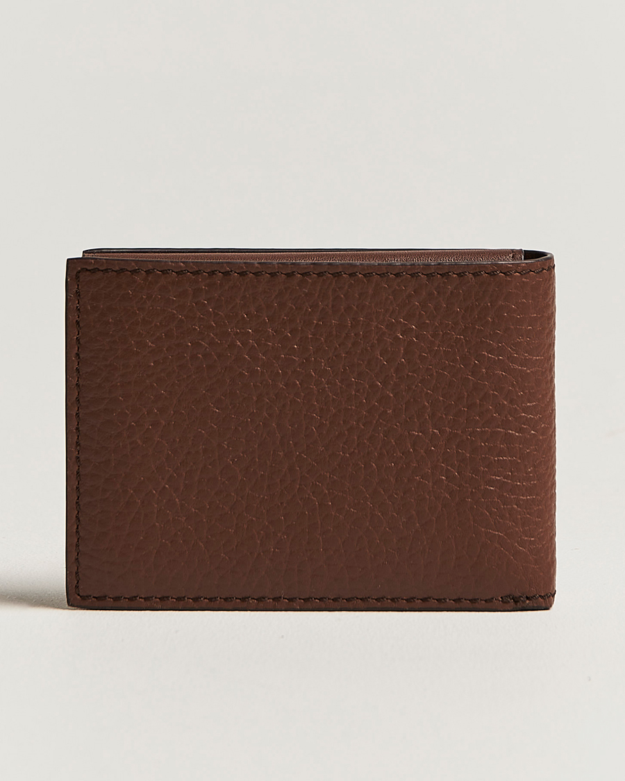 Herre | Punge | Tiger of Sweden | Wrene Grained Leather Wallet Brown