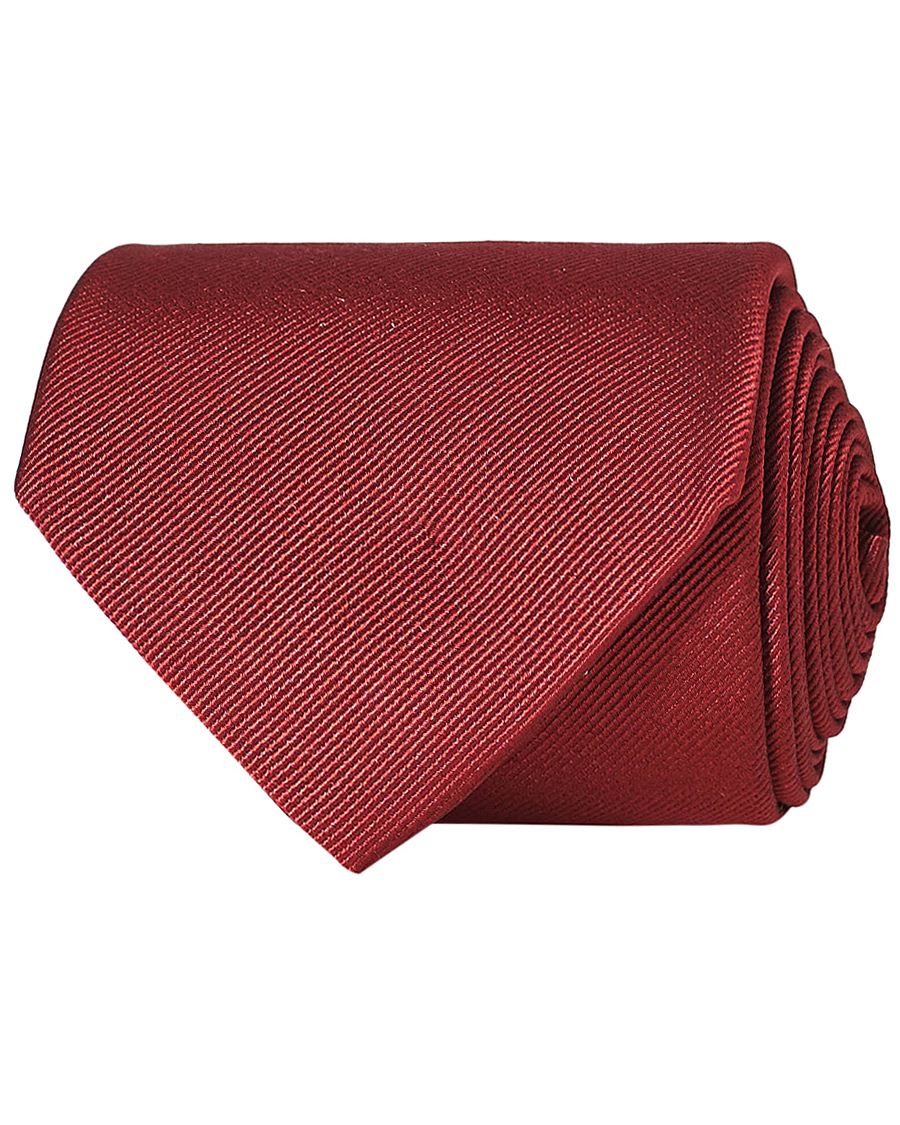 Herre | Amanda Christensen Plain Classic Tie 8 cm Wine Red | Amanda Christensen | Plain Classic Tie 8 cm Wine Red