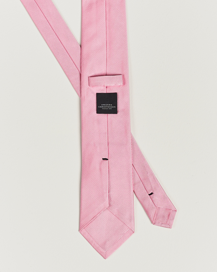 Herre | Amanda Christensen Plain Classic Tie 8 cm Pink | Amanda Christensen | Plain Classic Tie 8 cm Pink