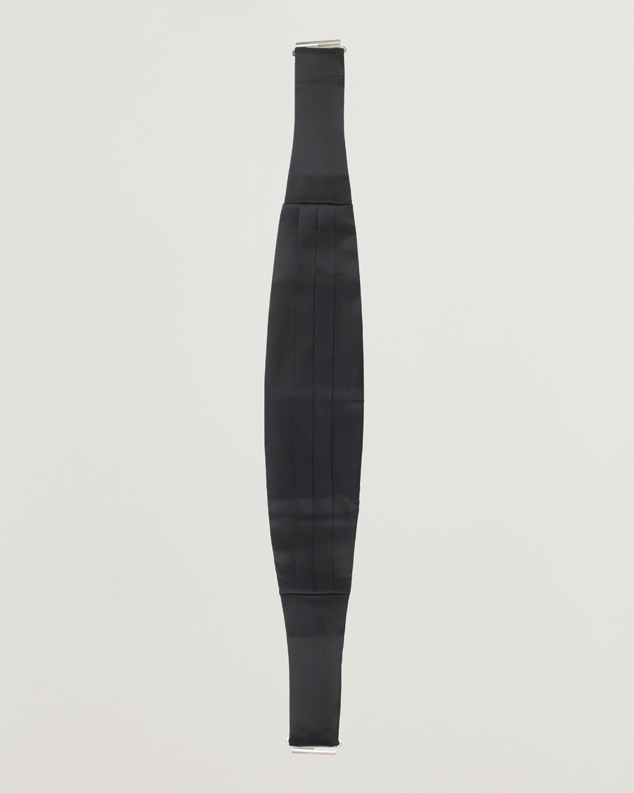 Herre | Butterfly | Amanda Christensen | Silk Cummerbund Set Black Black