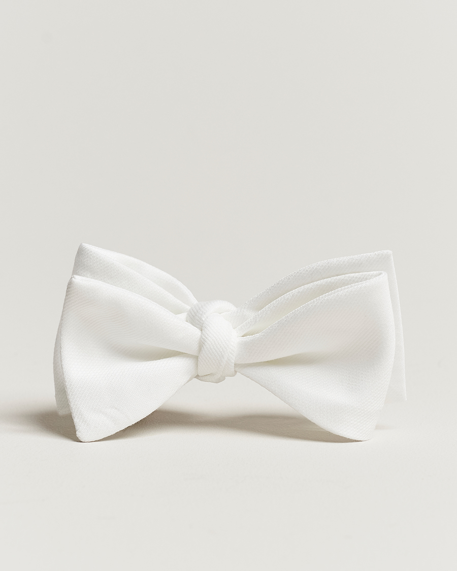 Herre | Butterfly | Amanda Christensen | Cotton Pique Self Tie White