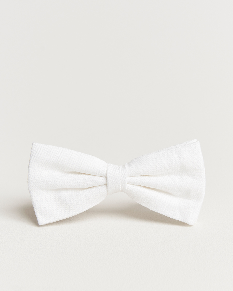 Herre | Butterfly | Amanda Christensen | Cotton Pique Pre Tie White