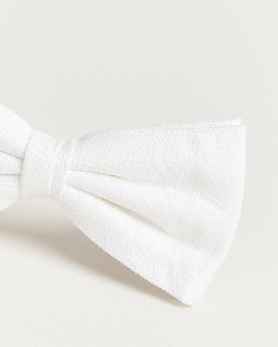 Herre | Butterfly | Amanda Christensen | Cotton Pique Pre Tie White