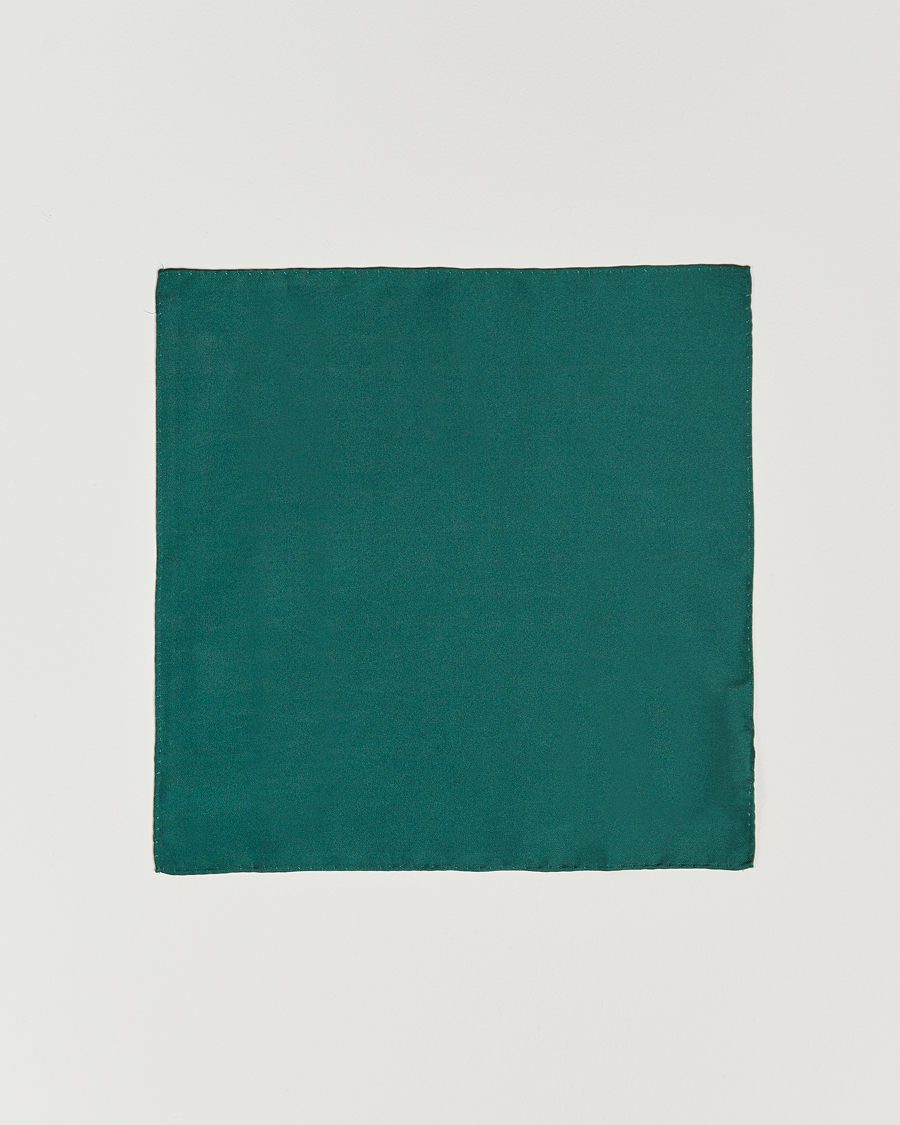 Herre | Lommeklude | Amanda Christensen | Handkercheif Silk Green