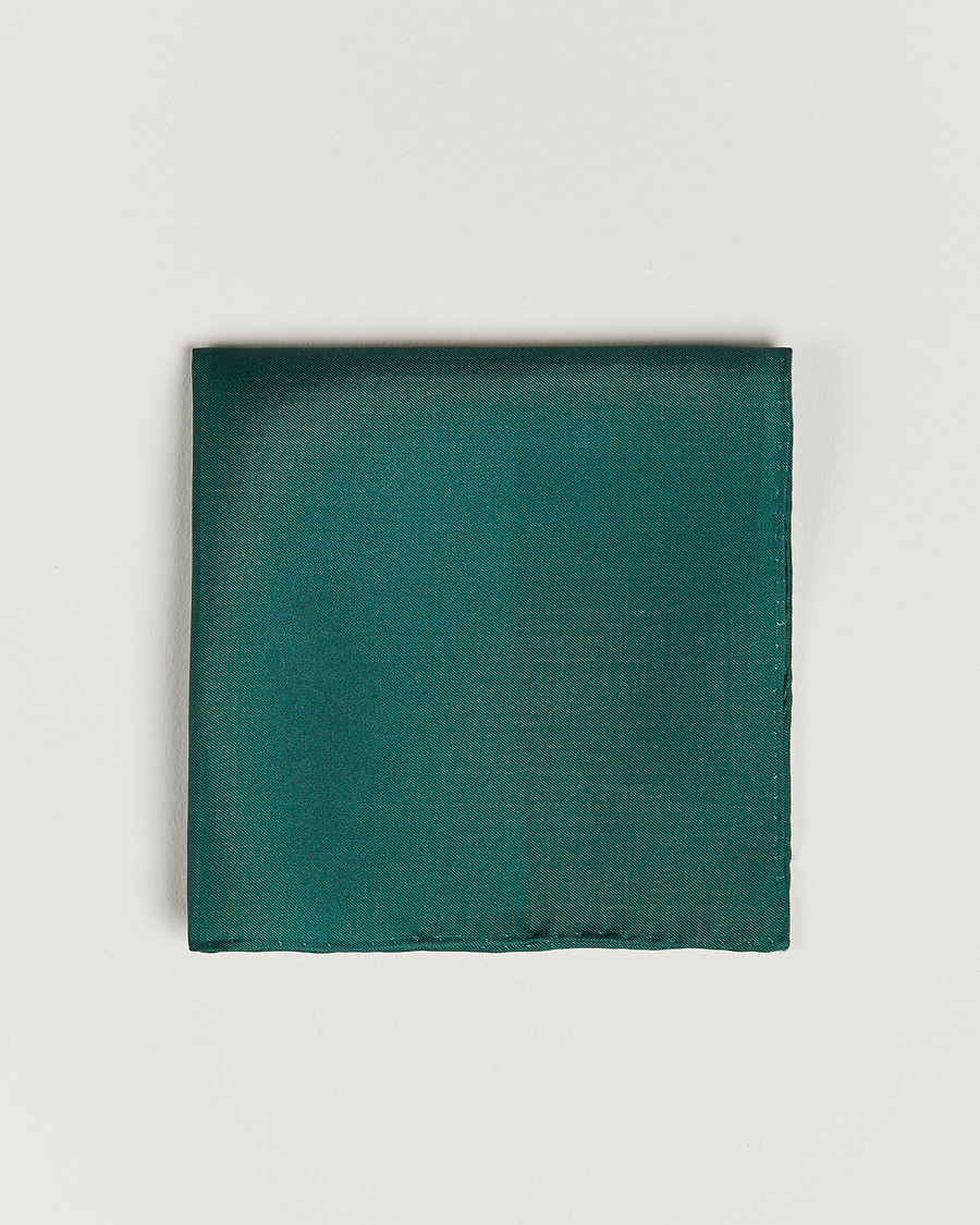 Herre | Lommeklude | Amanda Christensen | Handkercheif Silk Green