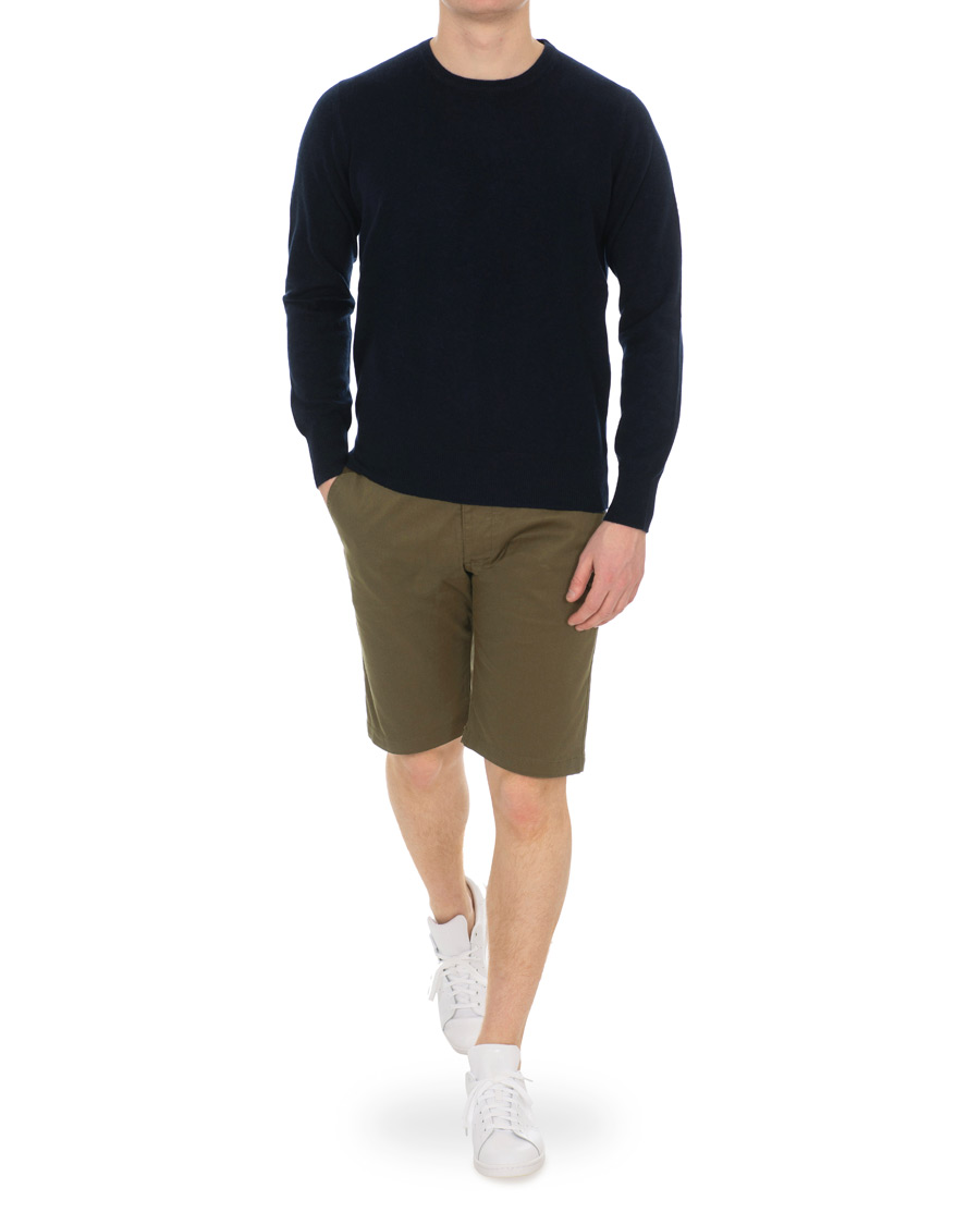 Herre | Shorts | Samsøe Samsøe | Samsøe & Samsøe Balder Cotton Shorts Olive Night
