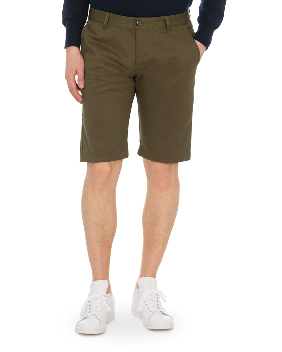 Herre | Shorts | Samsøe Samsøe | Samsøe & Samsøe Balder Cotton Shorts Olive Night