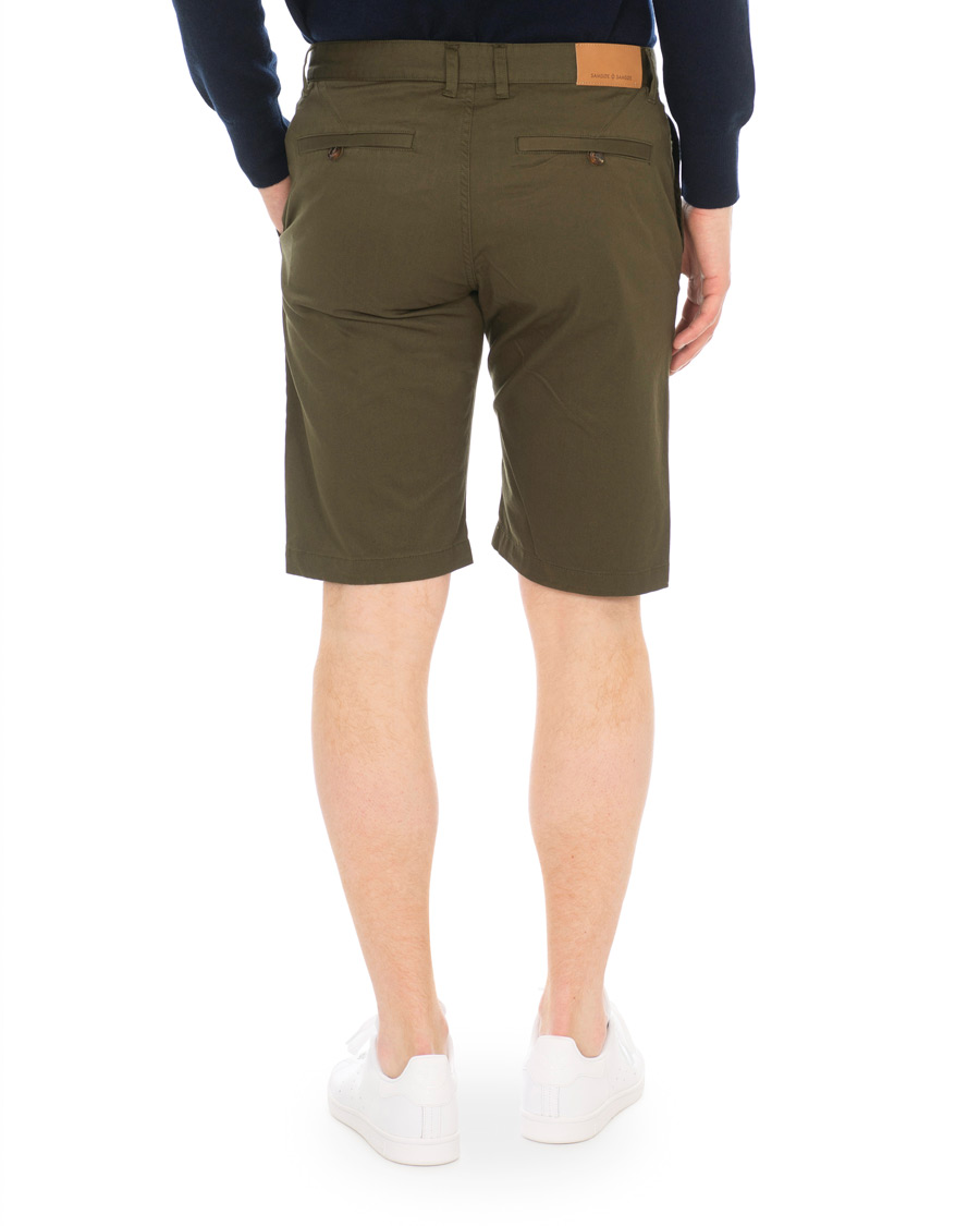 Herre | Shorts | Samsøe Samsøe | Samsøe & Samsøe Balder Cotton Shorts Olive Night