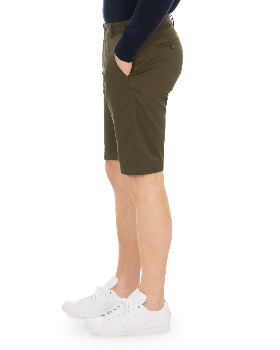 Herre | Shorts | Samsøe Samsøe | Samsøe & Samsøe Balder Cotton Shorts Olive Night