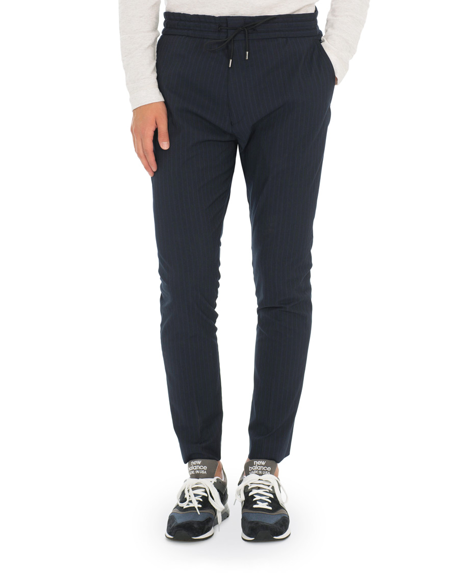 Herre | Bukser | HUGO | Zander Stripe Trousers Navy