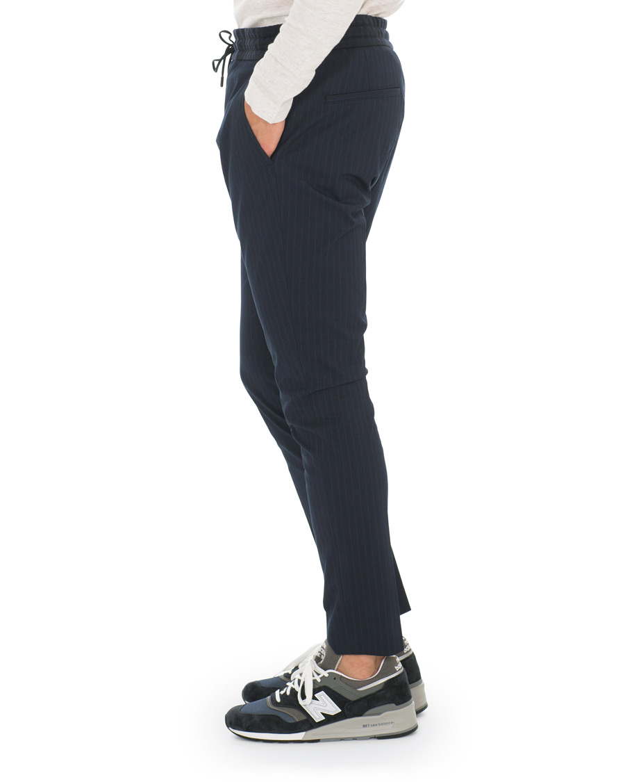 Herre | Bukser | HUGO | Zander Stripe Trousers Navy