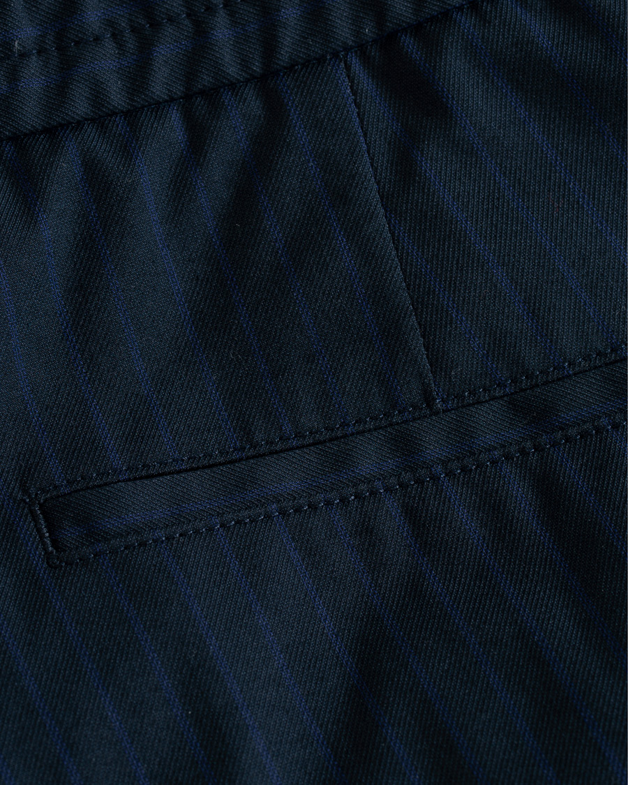Herre | Bukser | HUGO | Zander Stripe Trousers Navy