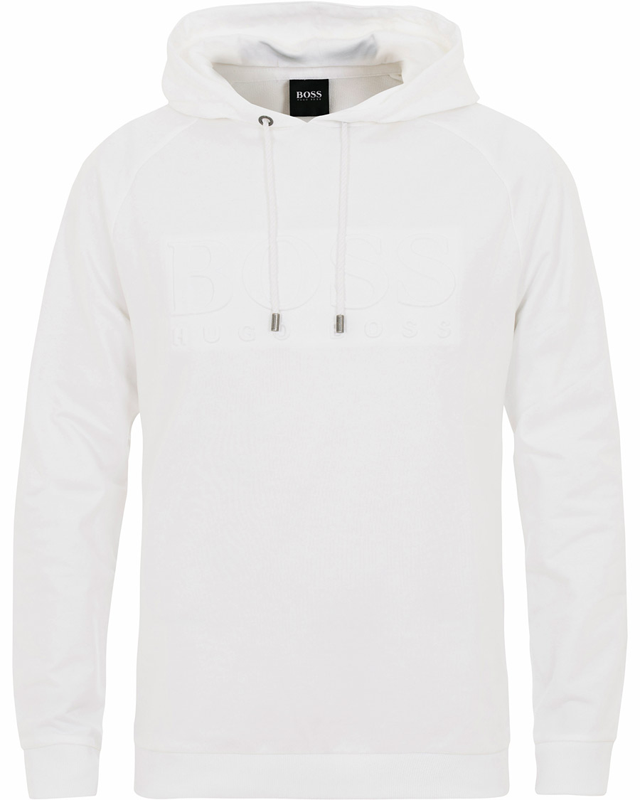 Herre | Trøjer | BOSS BLACK | BOSS Logo Hoodie White
