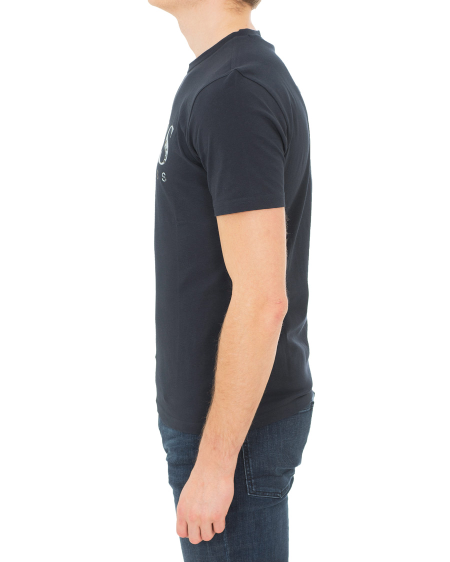 Herre | T-Shirts | BOSS ORANGE | BOSS Casual Tauch Logo Tee Navy