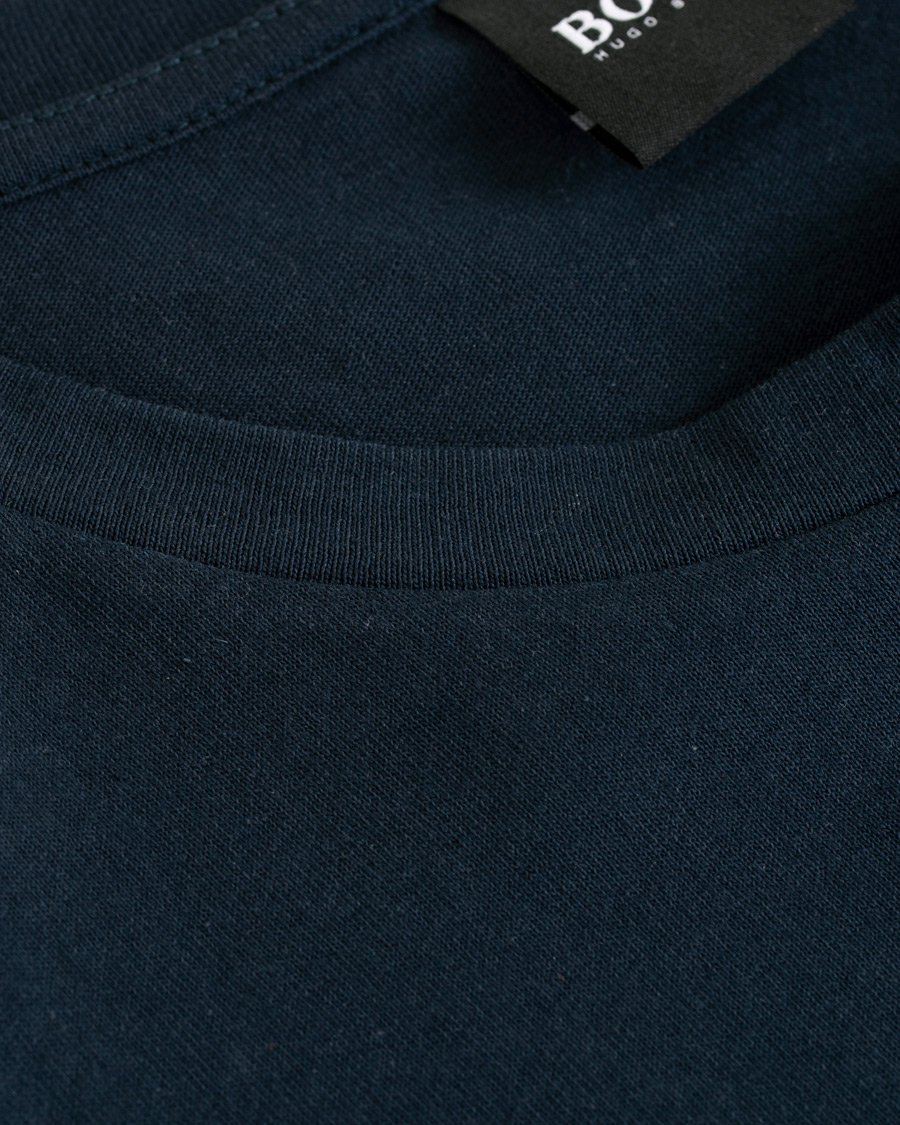 Herre | T-Shirts | BOSS ORANGE | BOSS Casual Tauch Logo Tee Navy