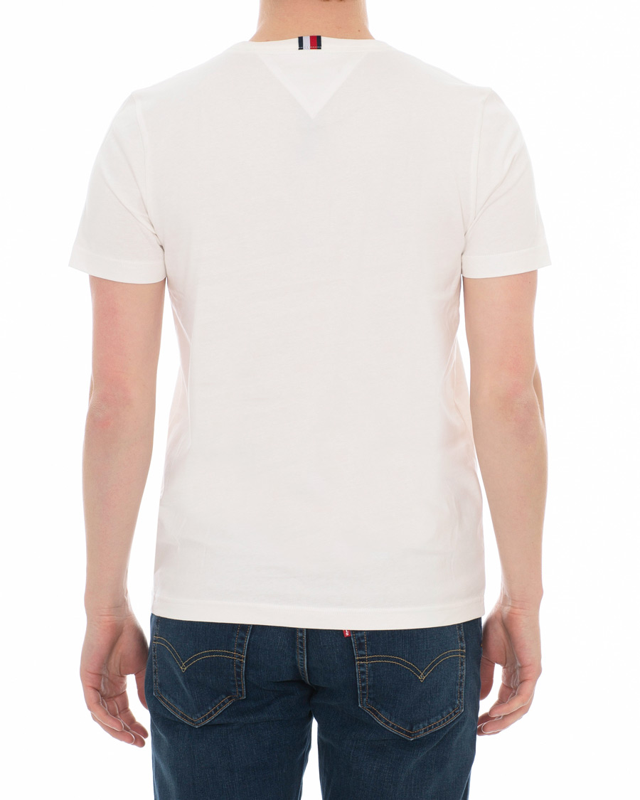 Herre | T-Shirts | Tommy Hilfiger | Summer Photo Printed Crew Neck Tee Snow White