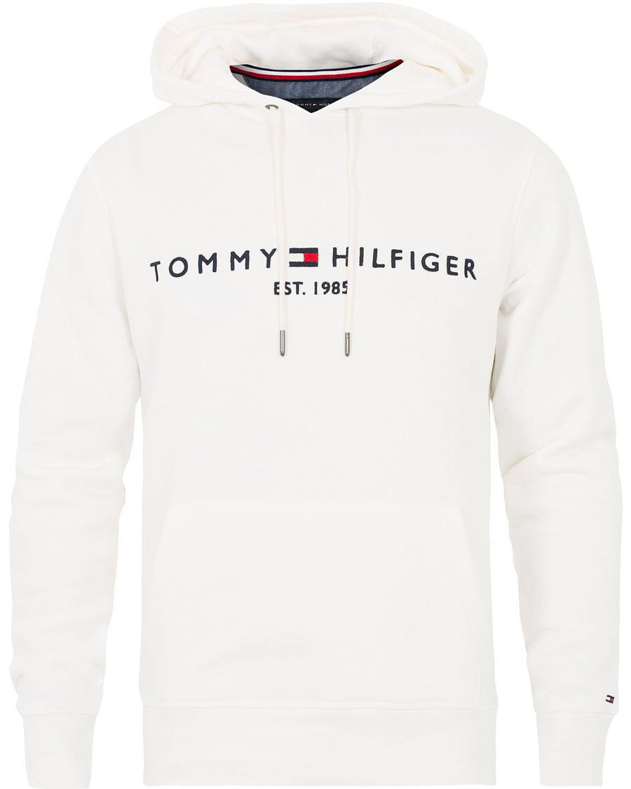 Herre | Trøjer | Tommy Hilfiger | Logo Hoodie Snow White
