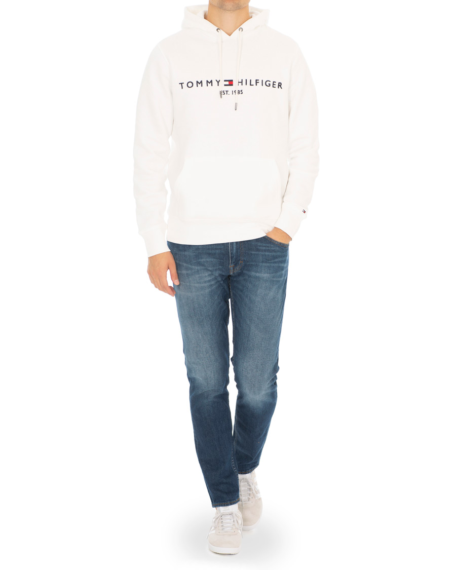 Herre | Trøjer | Tommy Hilfiger | Logo Hoodie Snow White